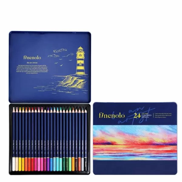 Deli Finenolo Colored Pencils-24 Colors