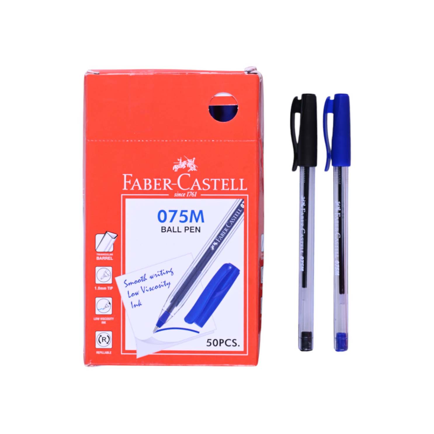 Faber Castell 075M Ball Pen (Box of 50)