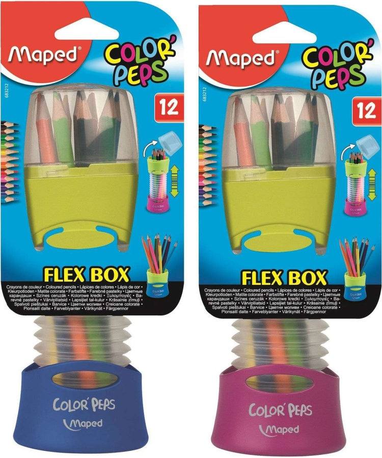 Maped Flex Box -12 Colors