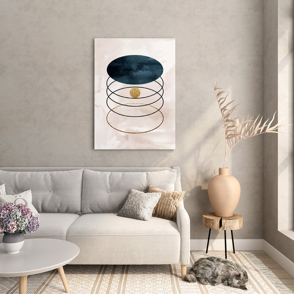 Floating Rings Canvas