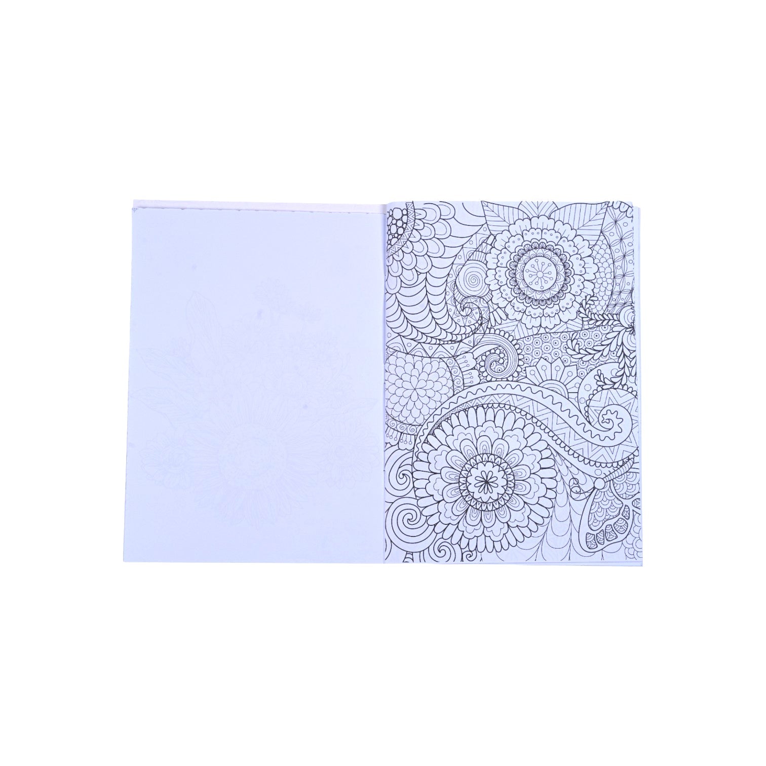 Floral Mandala Coloring Book