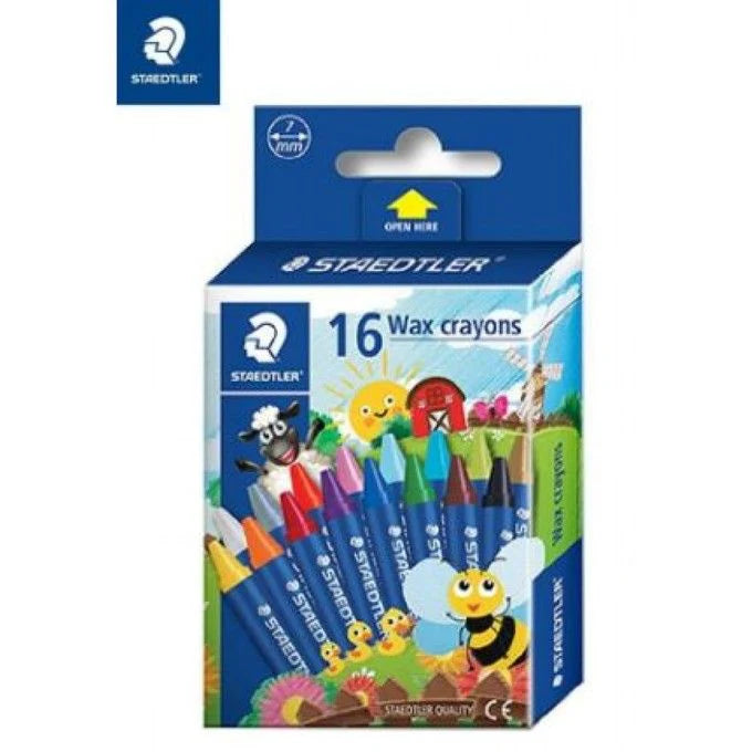 Staedtler Wax Crayon Set of 16 Colors