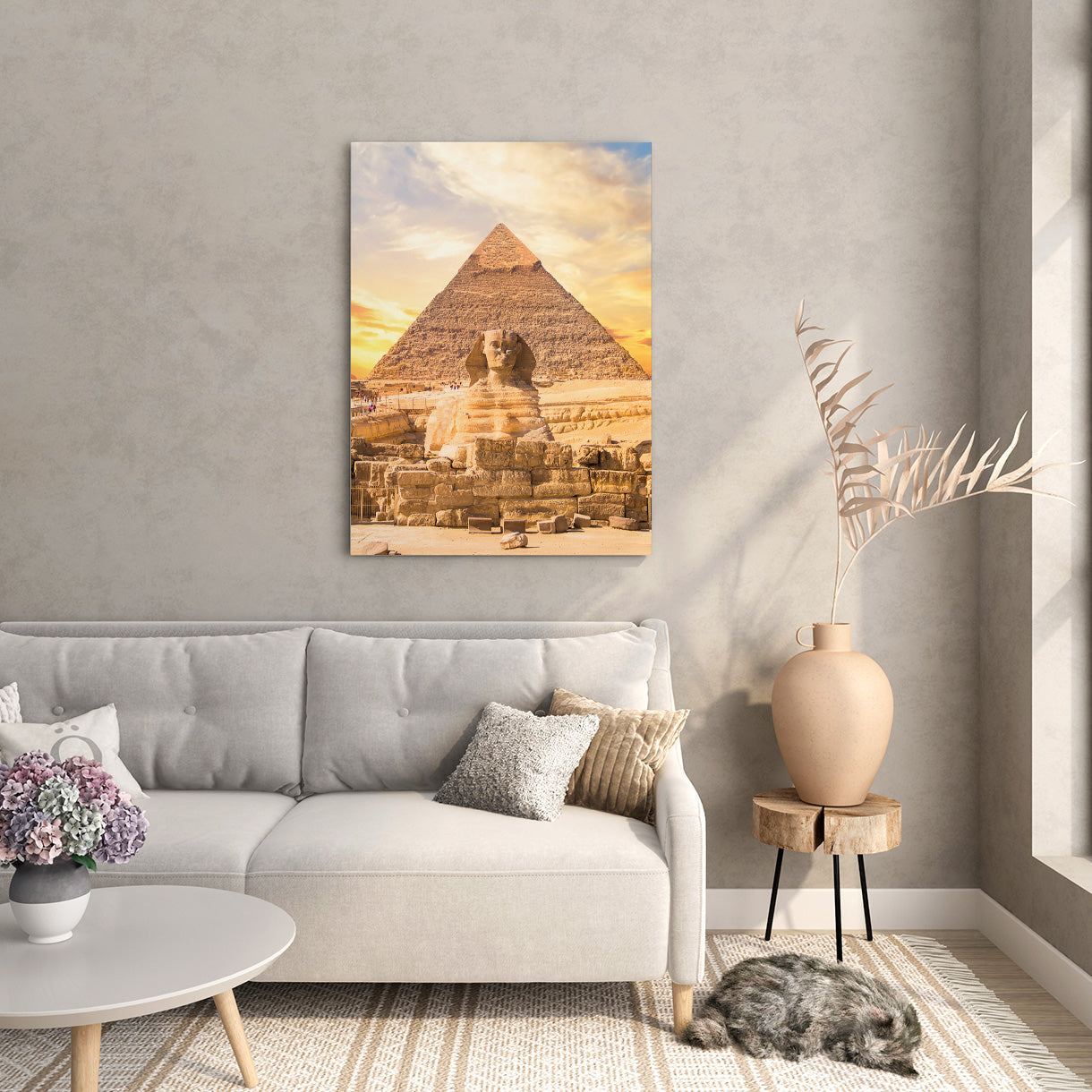 Giza Pyramid Canvas
