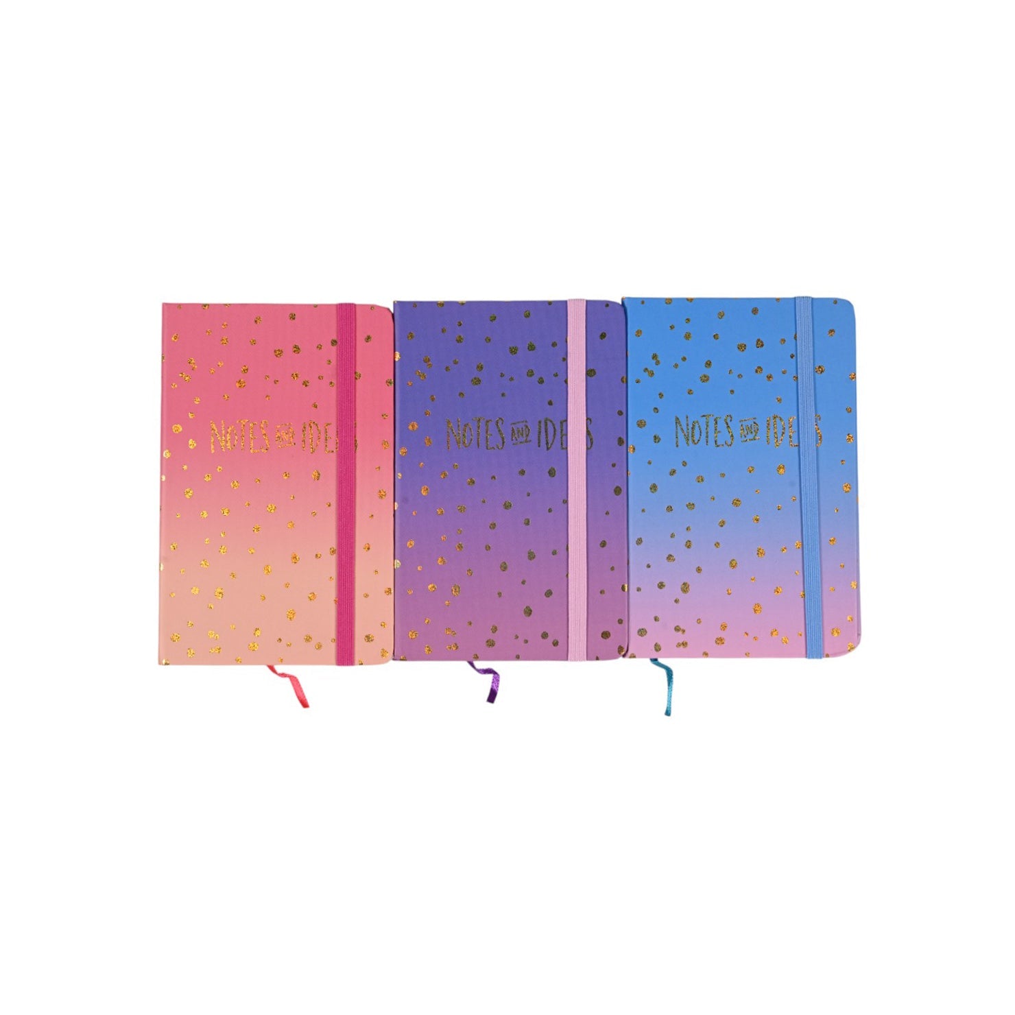 Gradient Glitter A6 Notebook