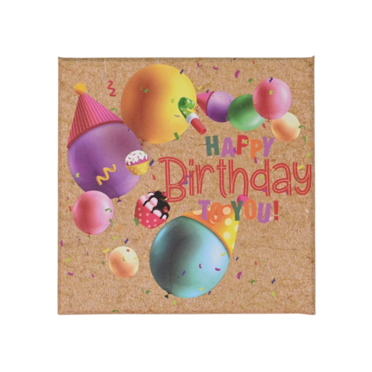Happy Birthday Square Gift Box