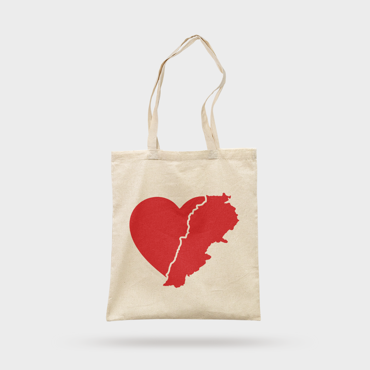Heart of Lebanon Tote Bag