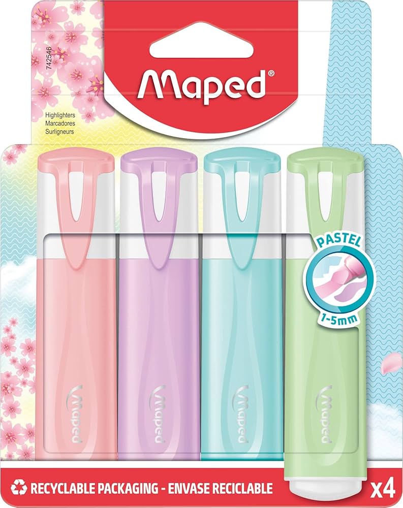 Maped Fluo Highlighter (Set of 4)