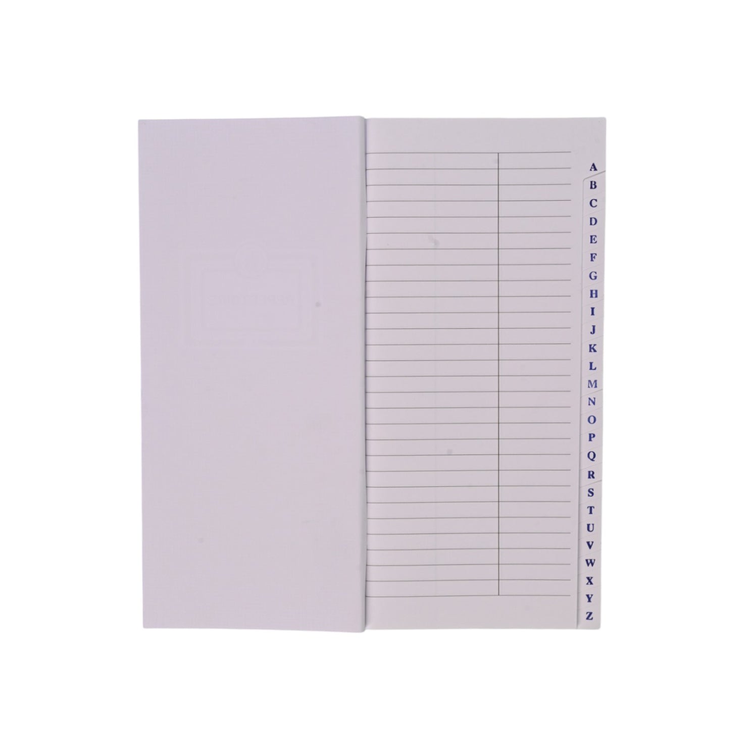 Index Blue Book- English tabs