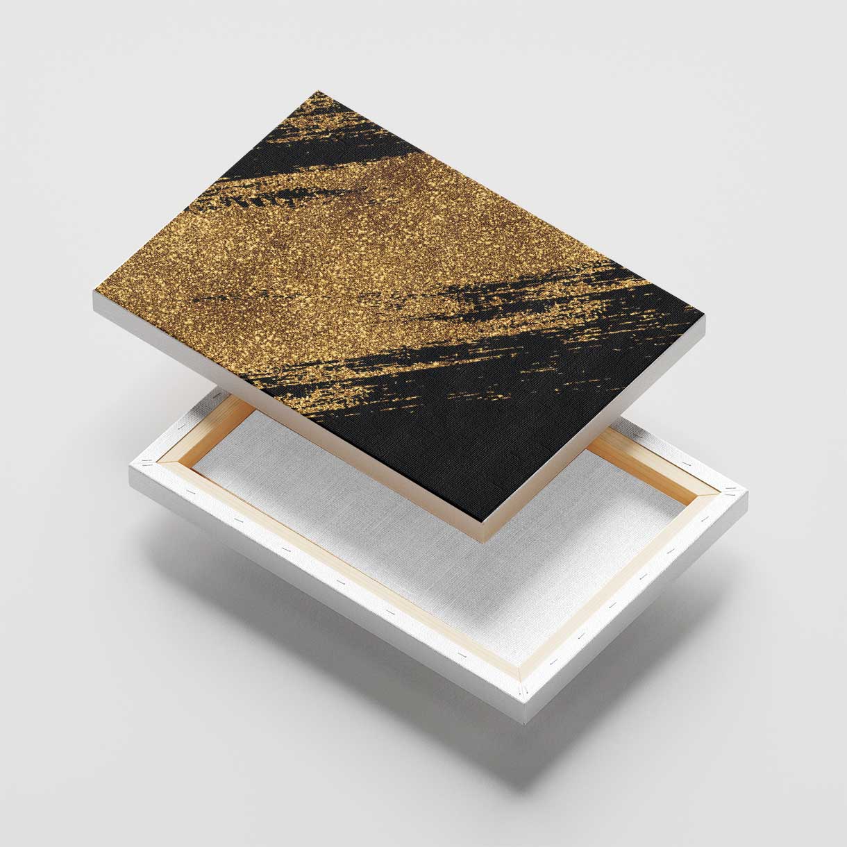 Islamic Midnight Gold Canvas