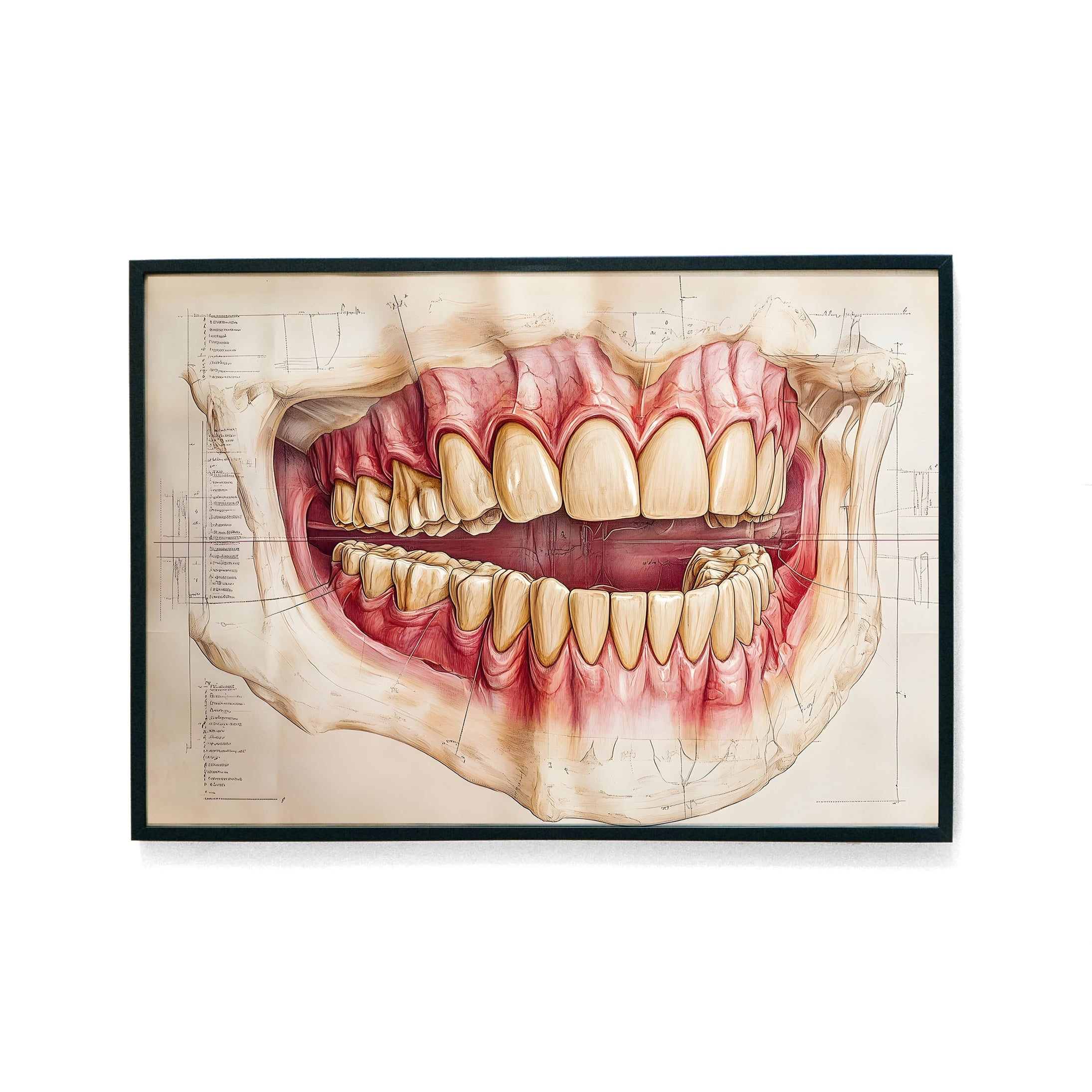 Jaw Anatomy Poster
