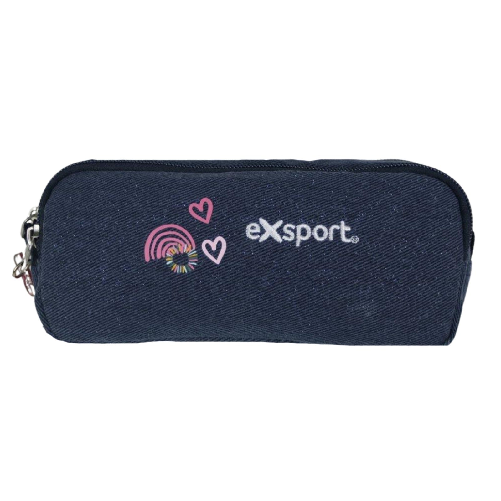 Exsport Jeans Hearts Pencil Case