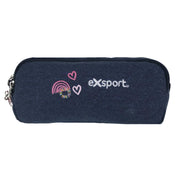 Exsport Jeans Hearts Pencil Case