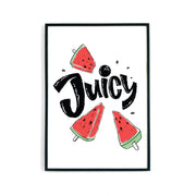 Juicy Watermelon Poster