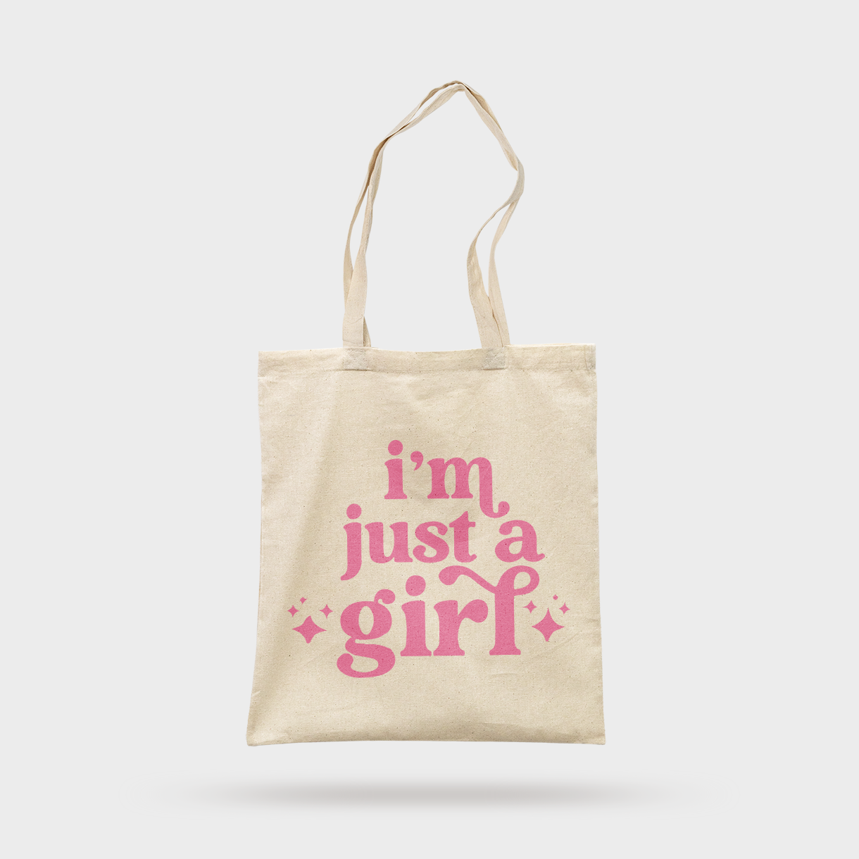 Just A Girl tote Bag