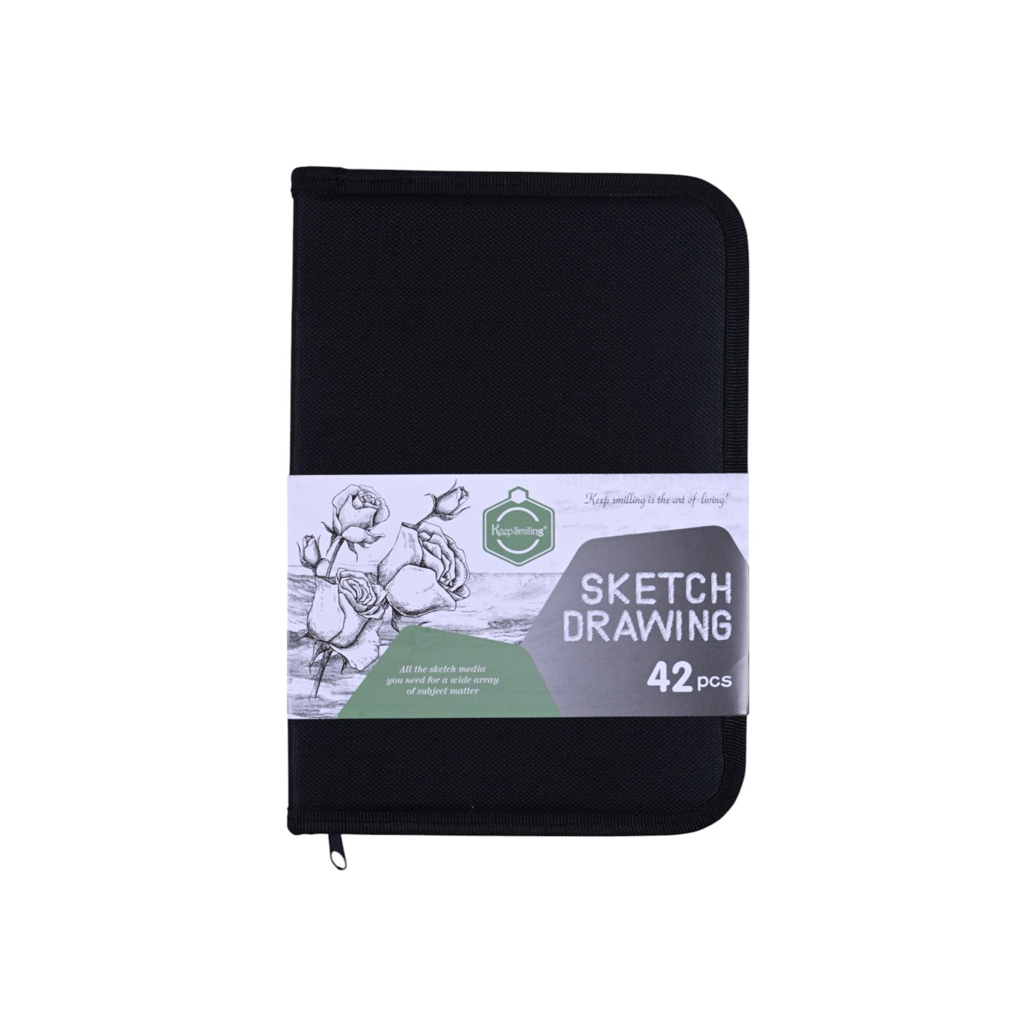 Keep Smiling 42-Piece Sketch Drawing Set