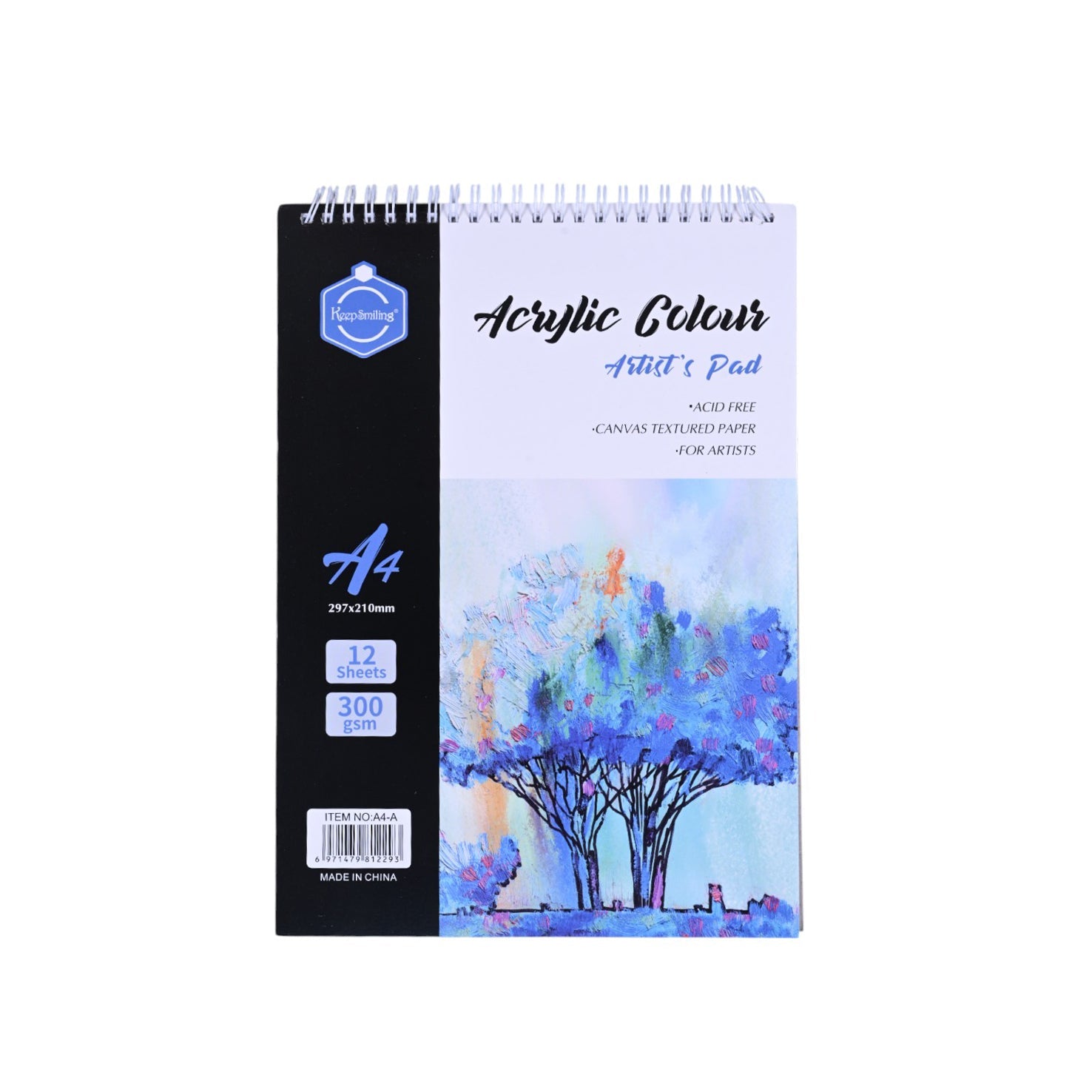 Keep Smiling Acrylic Colour Artist’s Pad