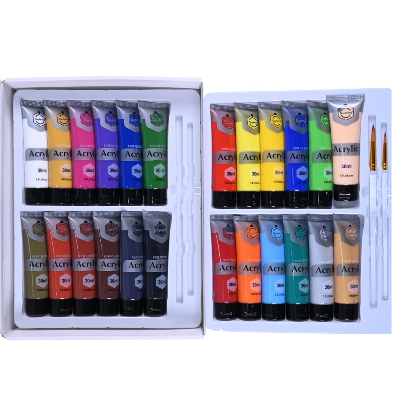 Keep Smiling Acrylic Paint Set 24 x 30ml