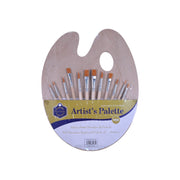 Keep Smiling Artist Brushes & Palette Set