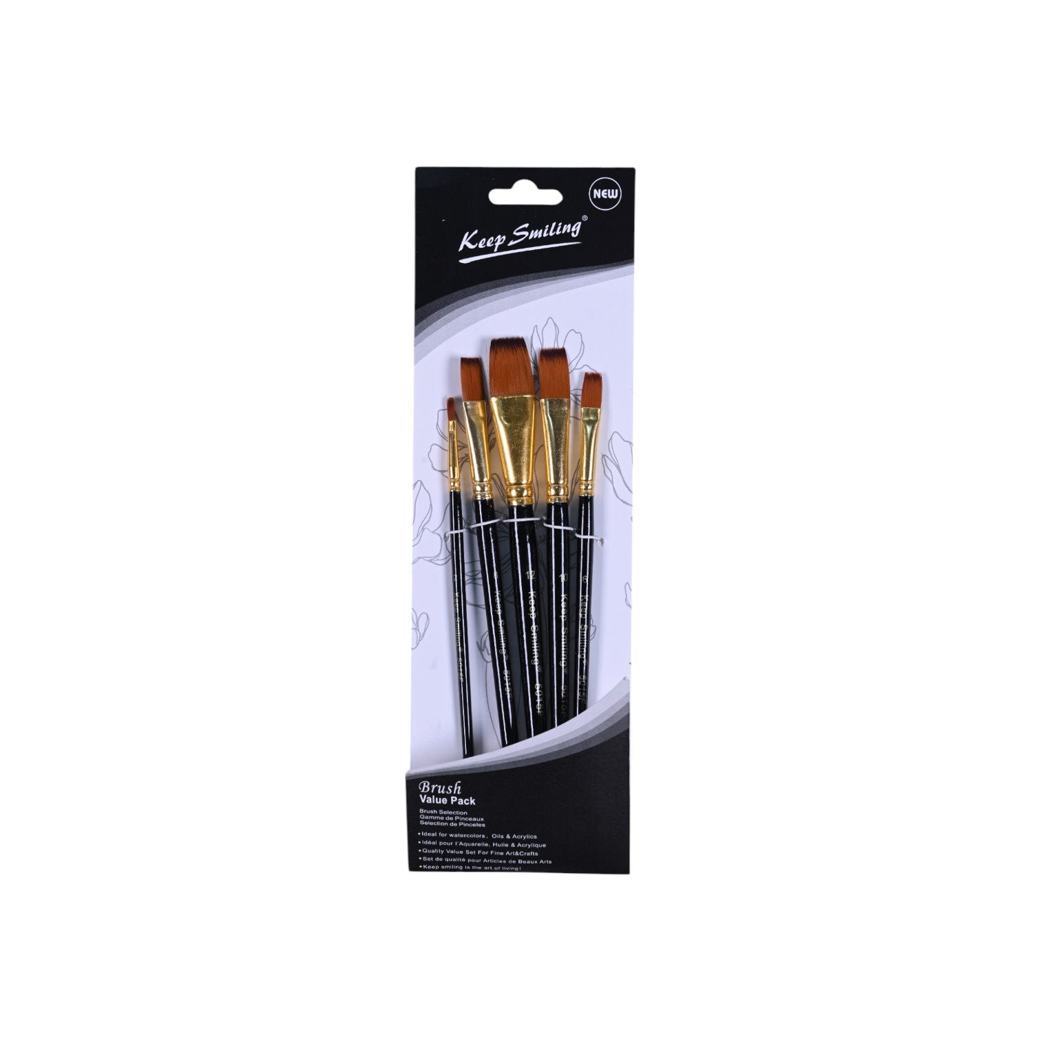 Keep Smiling Bright 5-Brush Set