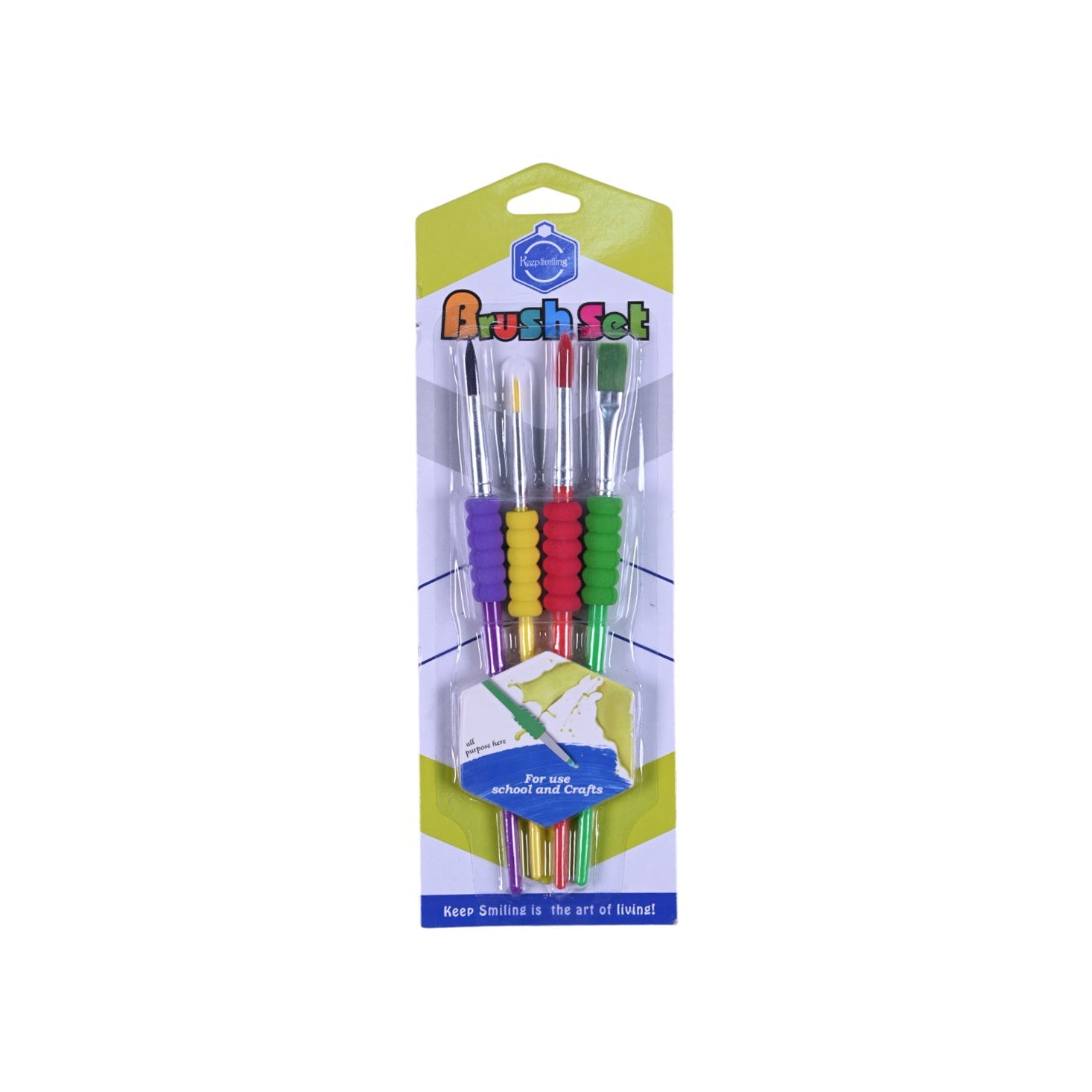 Keep Smiling Comfort Grip Brush Set