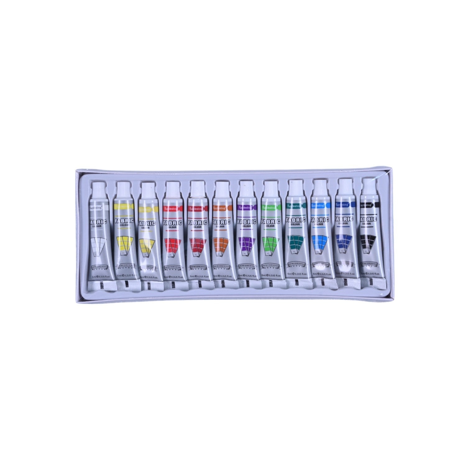 Keep Smiling Fabric Color Set 12x6ml