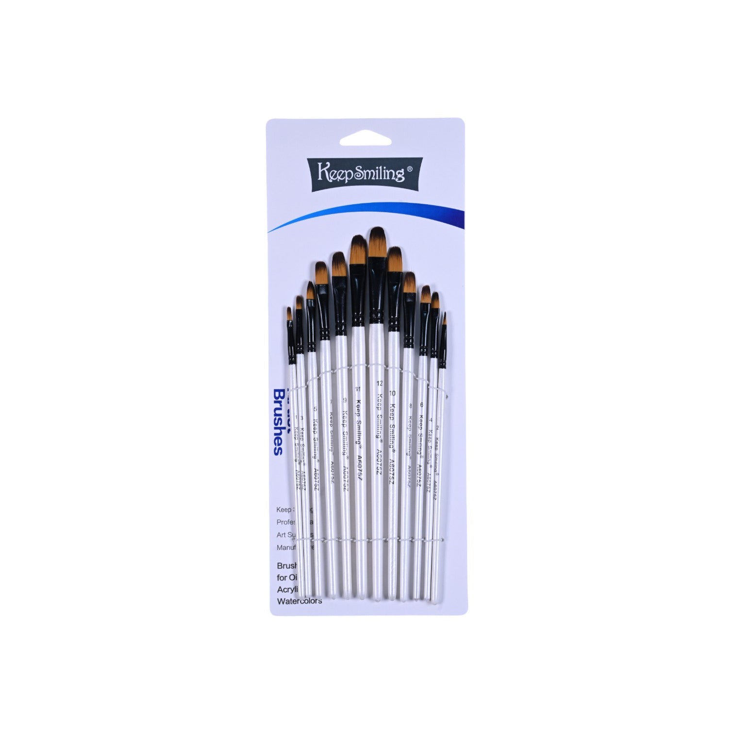 Keep Smiling Filbert Brush Set