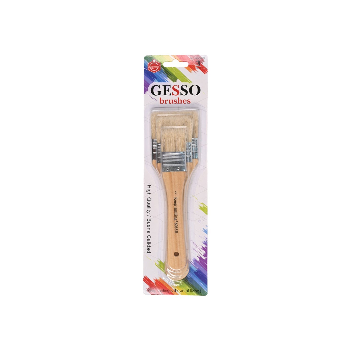 Keep Smiling Gesso Brushes Set