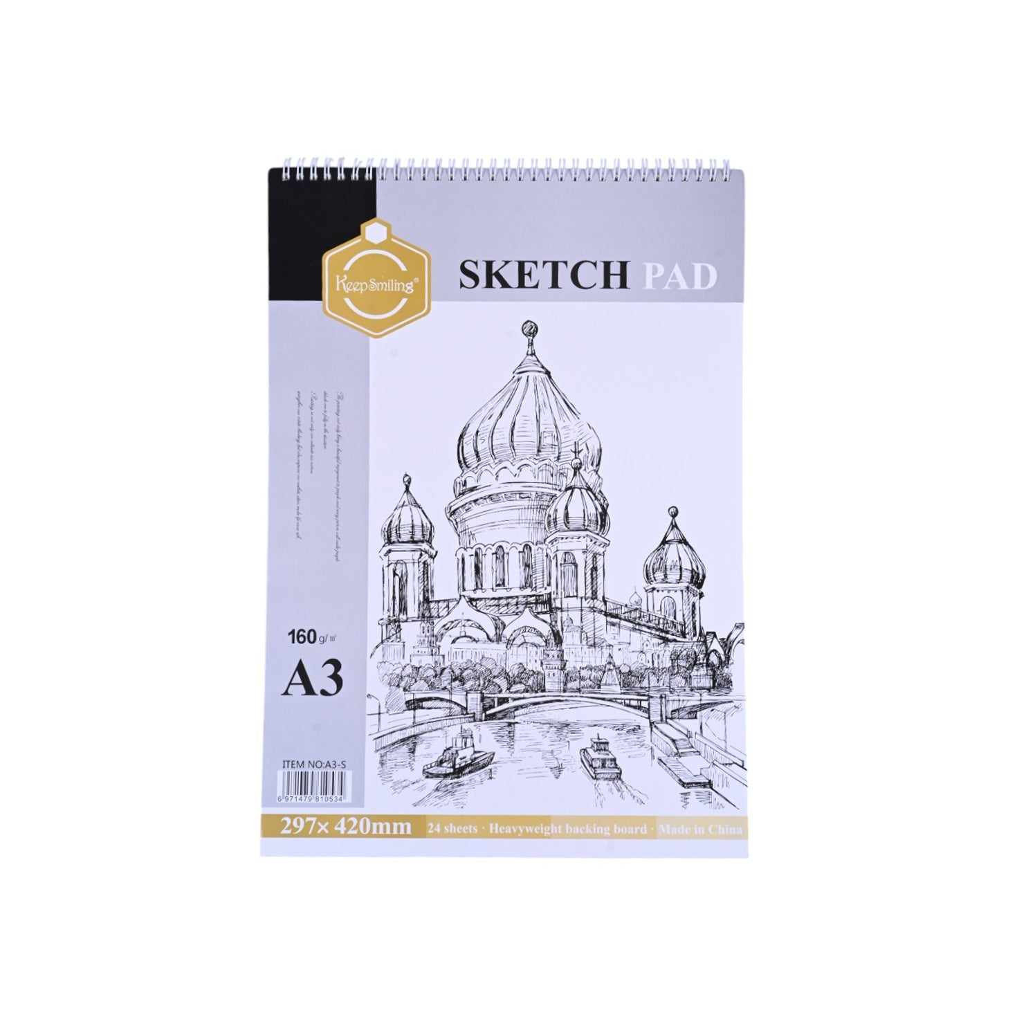 Keep Smiling Sketch Pad