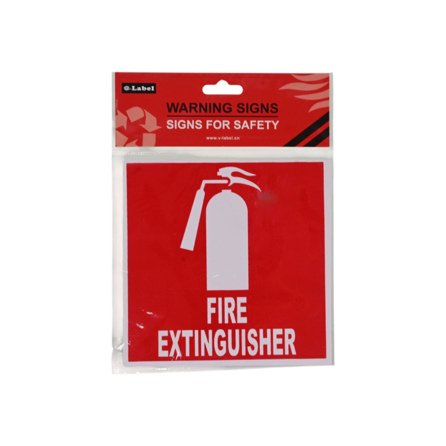 Label Fire Extinguisher Sign