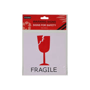 Label Fragile Warning Sign