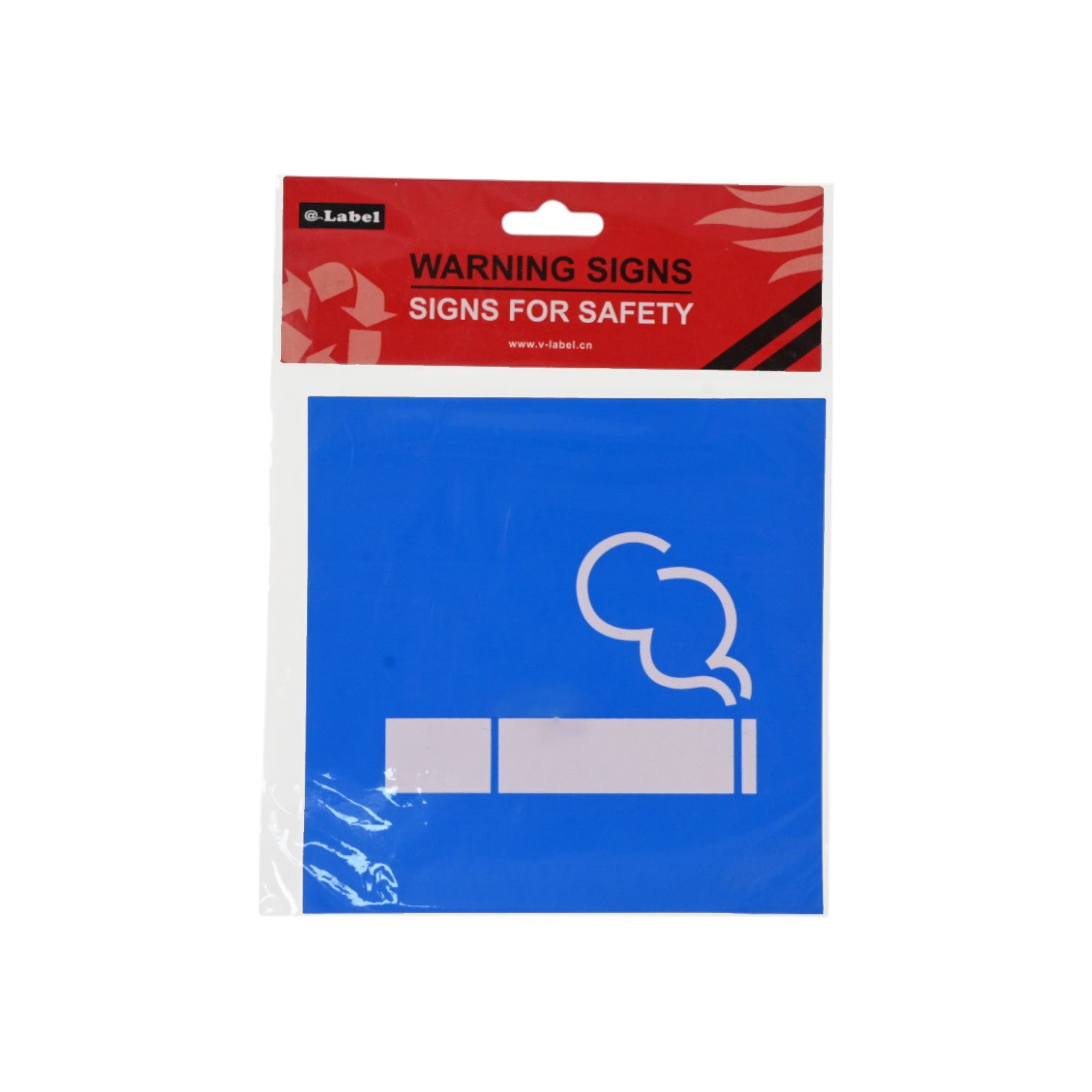 Label Smoking Area Sign