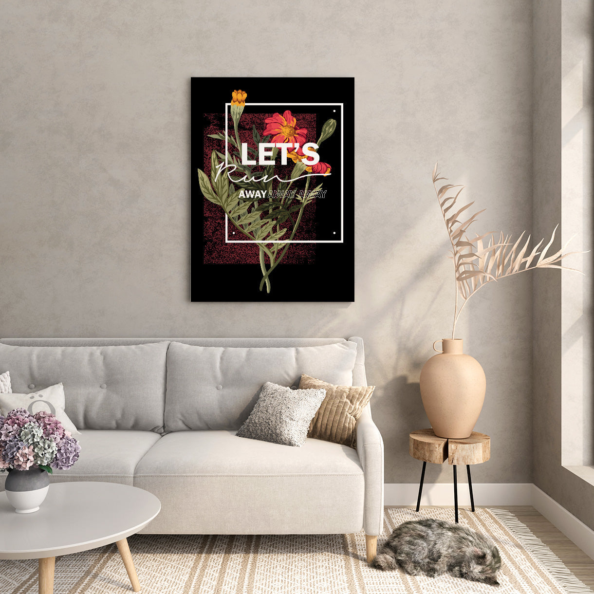 Let’s Run Away Canvas