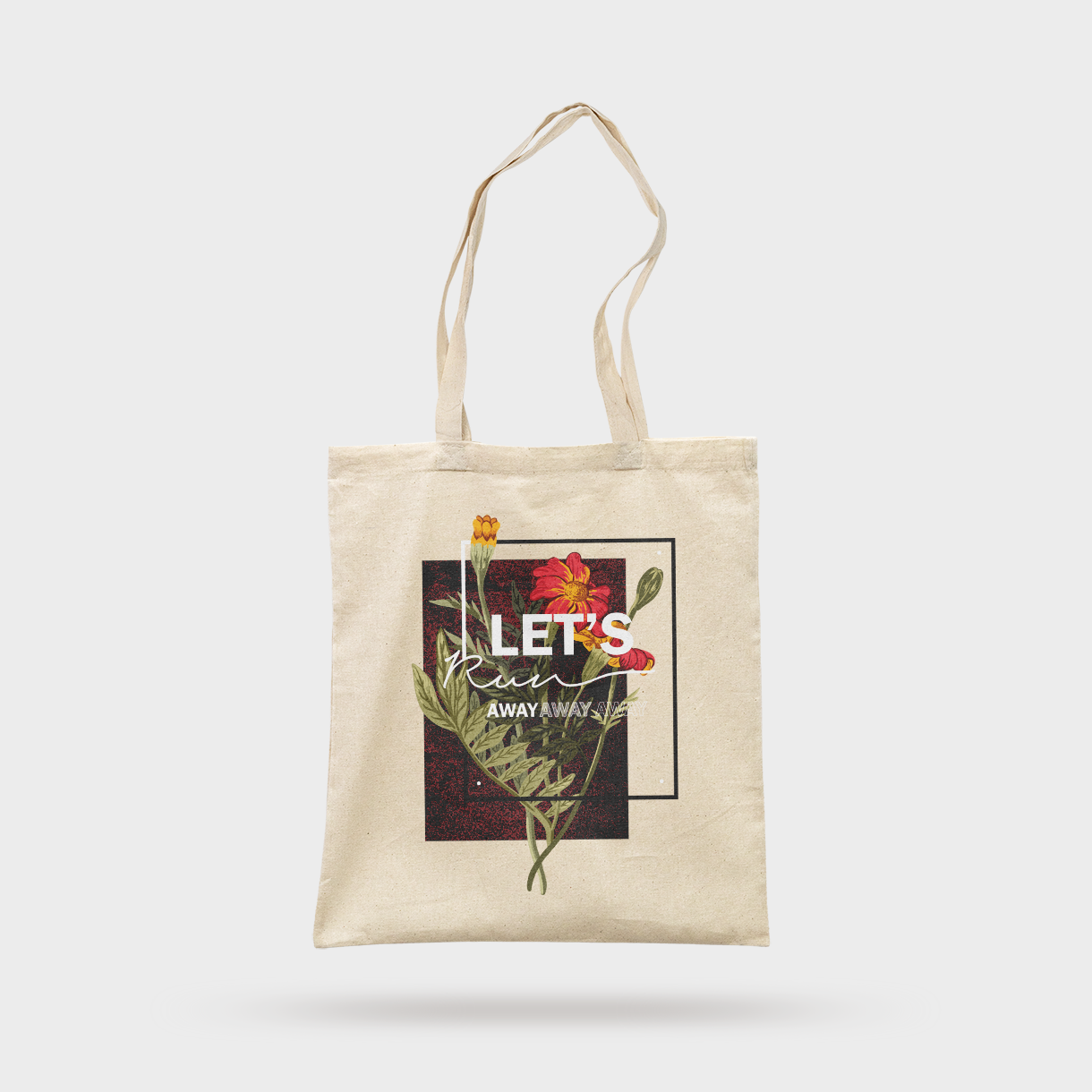 Let's Run Away Tote Bag