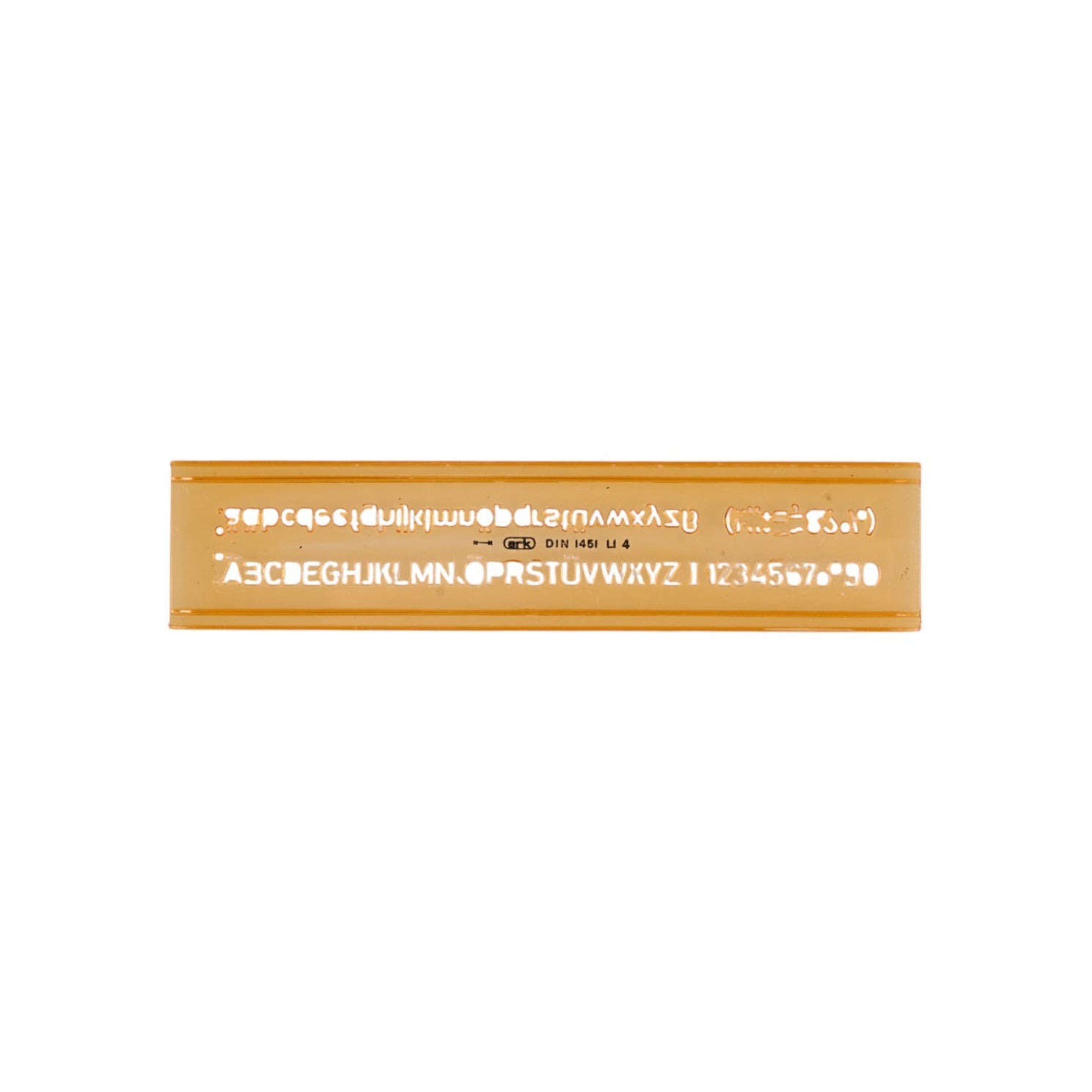 Lettering Template Ruler