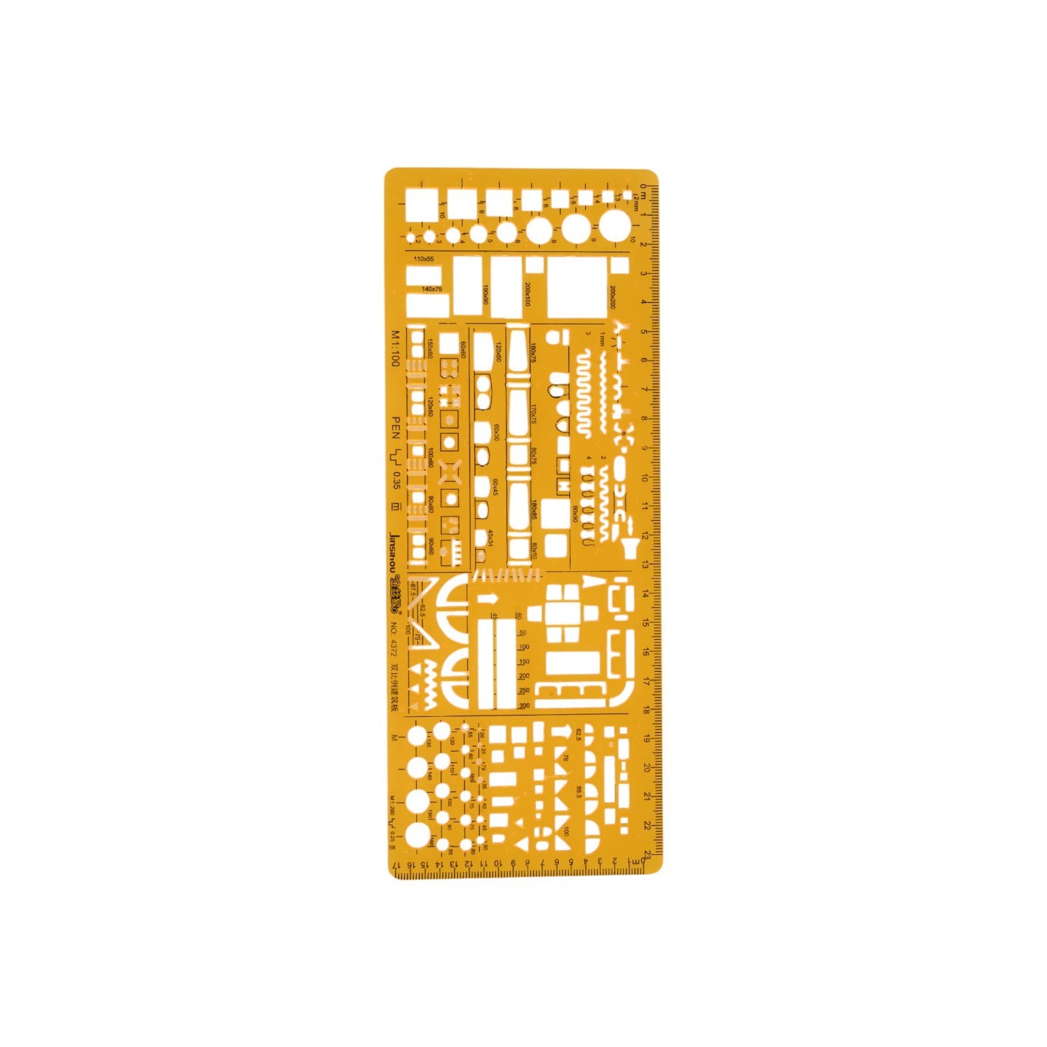 Mechanical Engineer Template Ruler