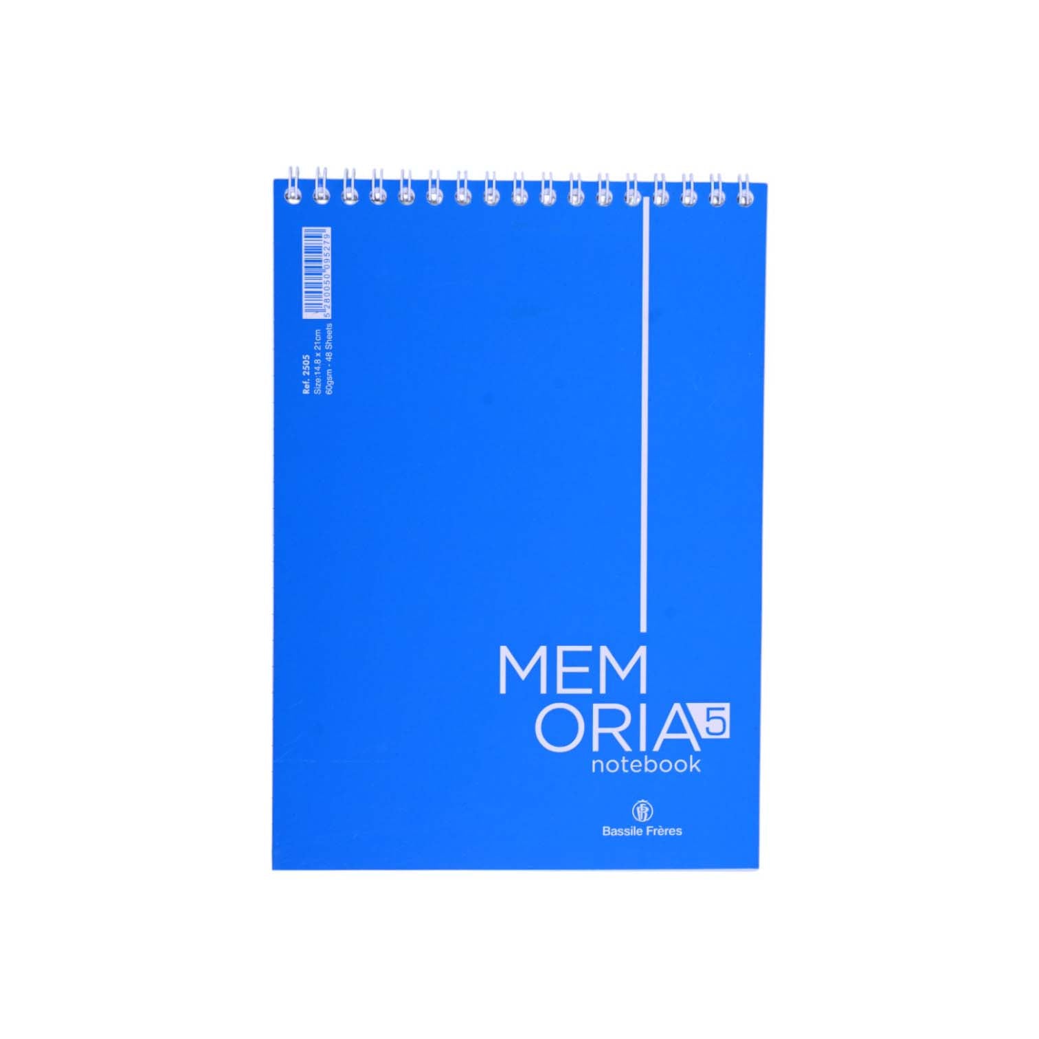 Memoria Blue Spiral A5 Notebook