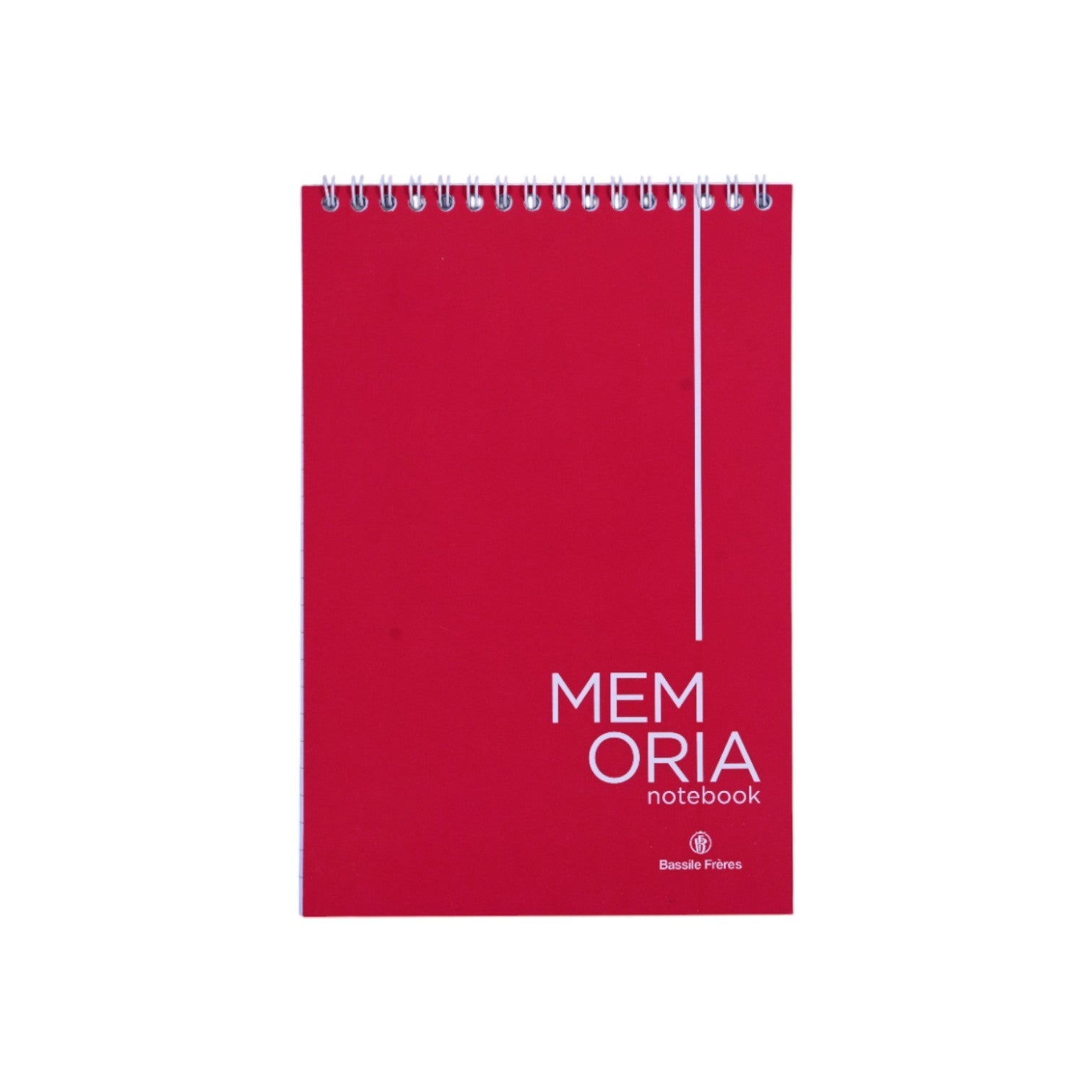 Memoria Red Spiral Notebook – 14.4 x 21.5 cm