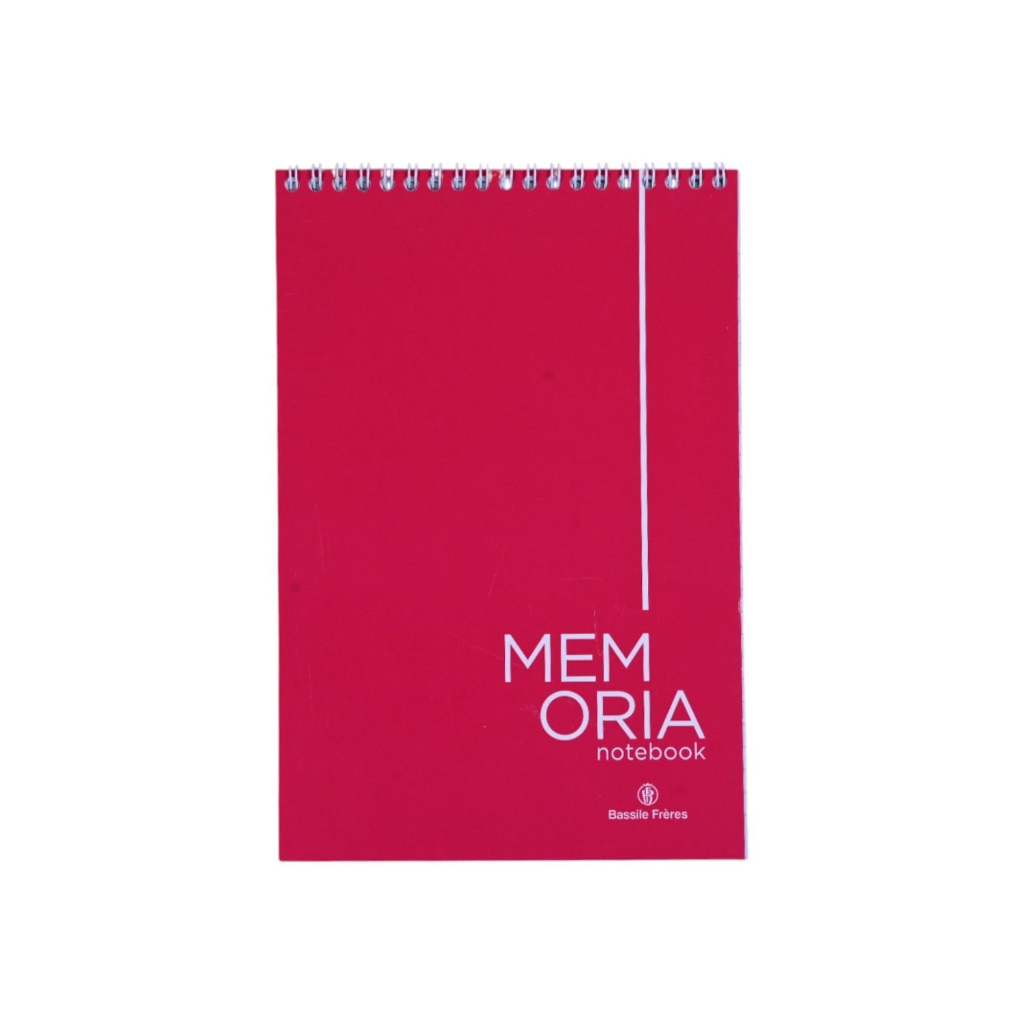 Memoria Red Spiral Notebook – 17 x 24.5 cm