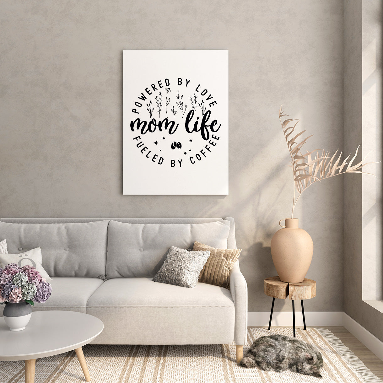 Mom Life Canvas