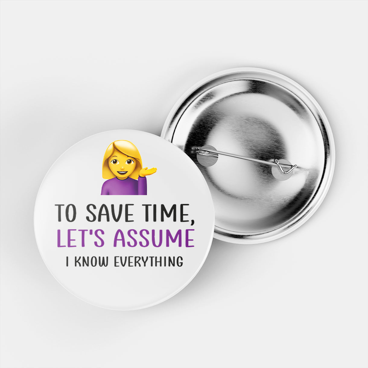 Mrs Know It All Pin