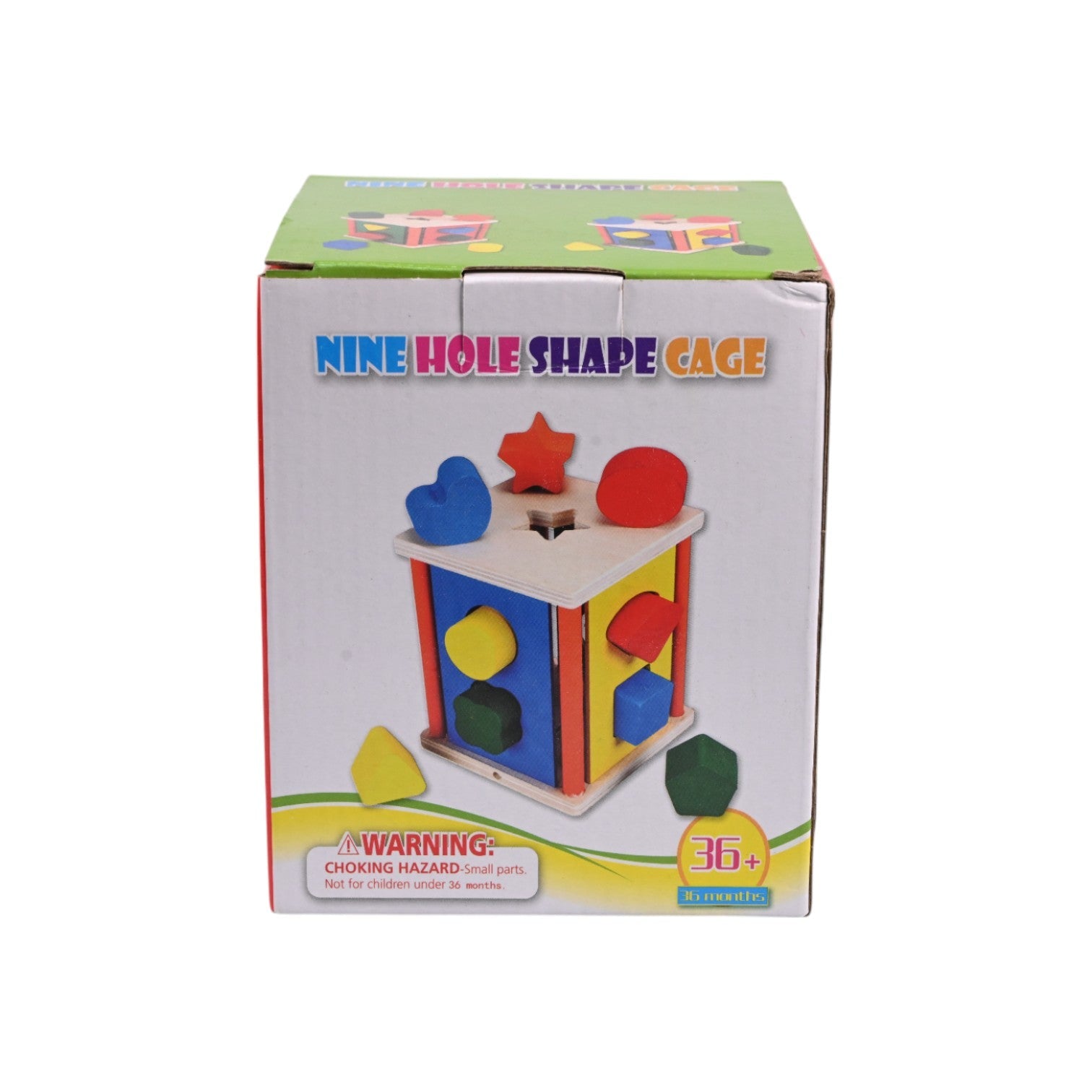 Nine Hole Shape Sorter Cage