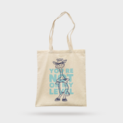 Not My Level Giraffe Tote Bag