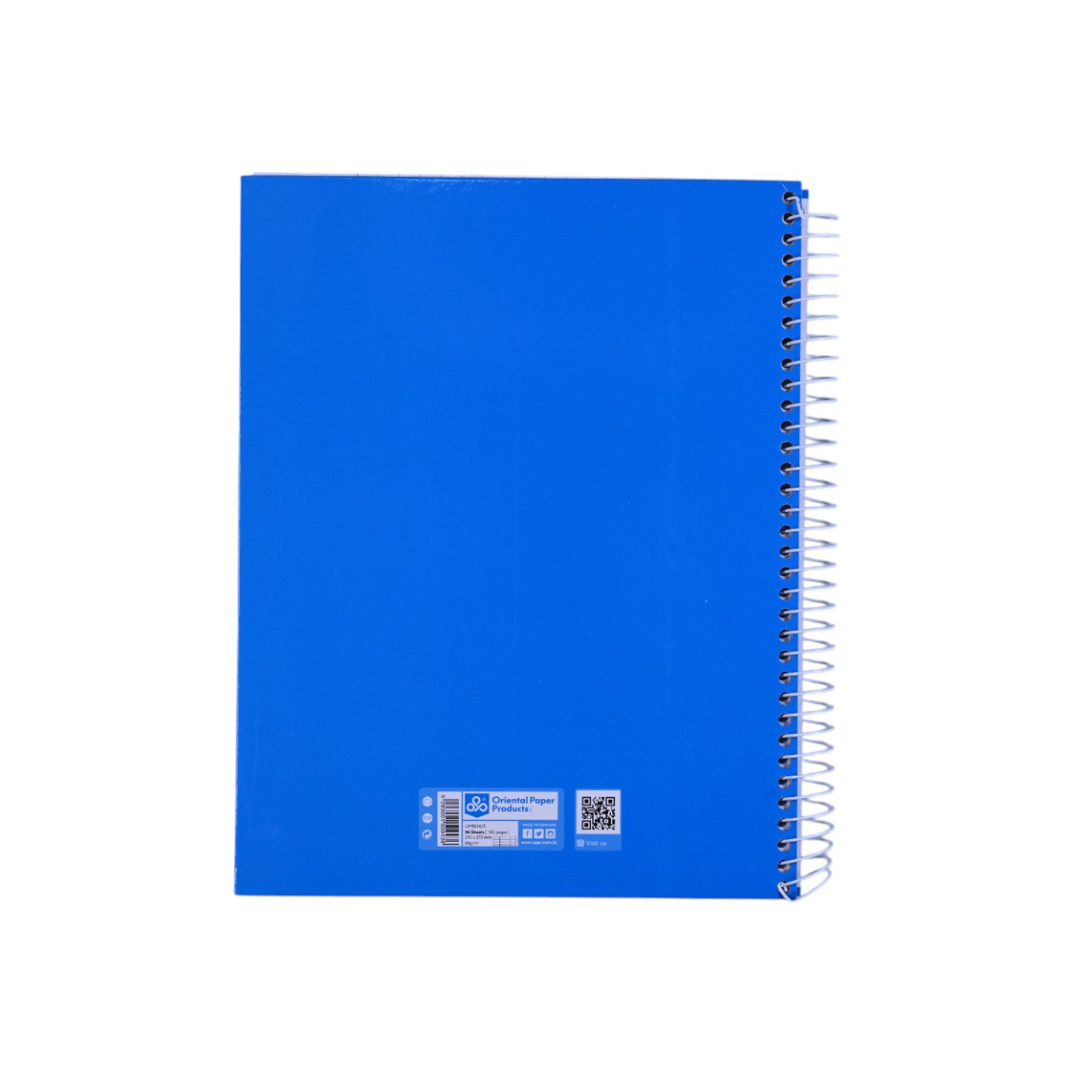 OPP Graduate 1 Subject Blue Spiral Notebook