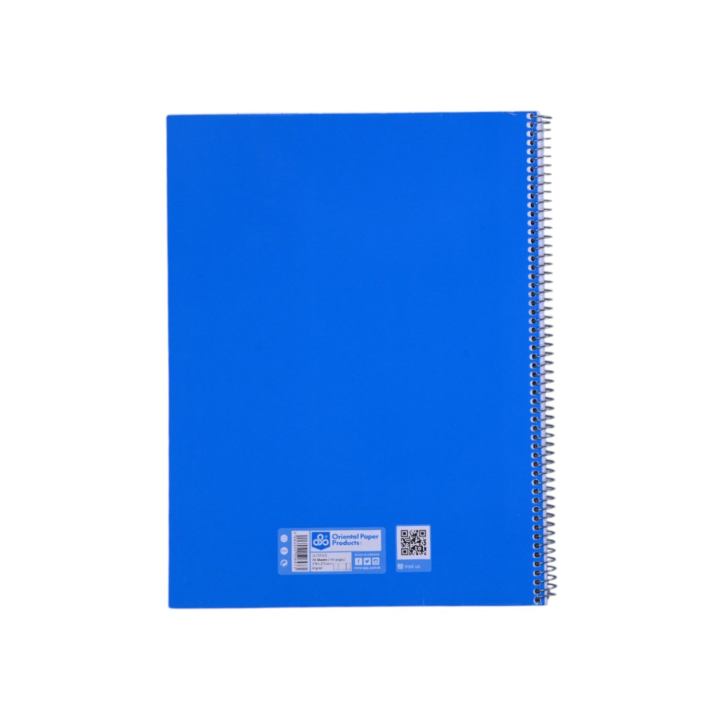 OPP Monotone Spiral Notebook 72 Sh