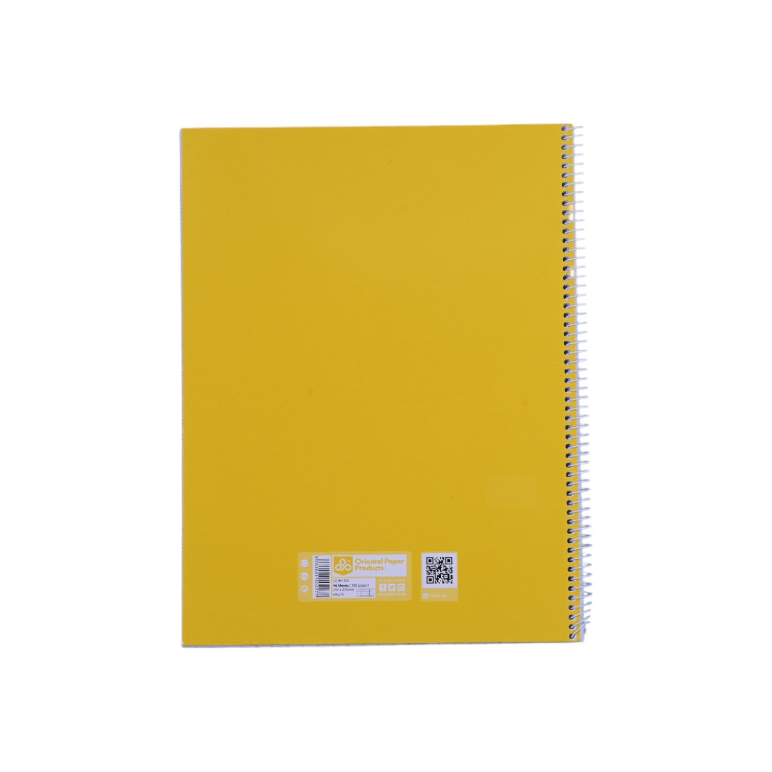 OPP Monotone Spiral Notebook 96 Sh