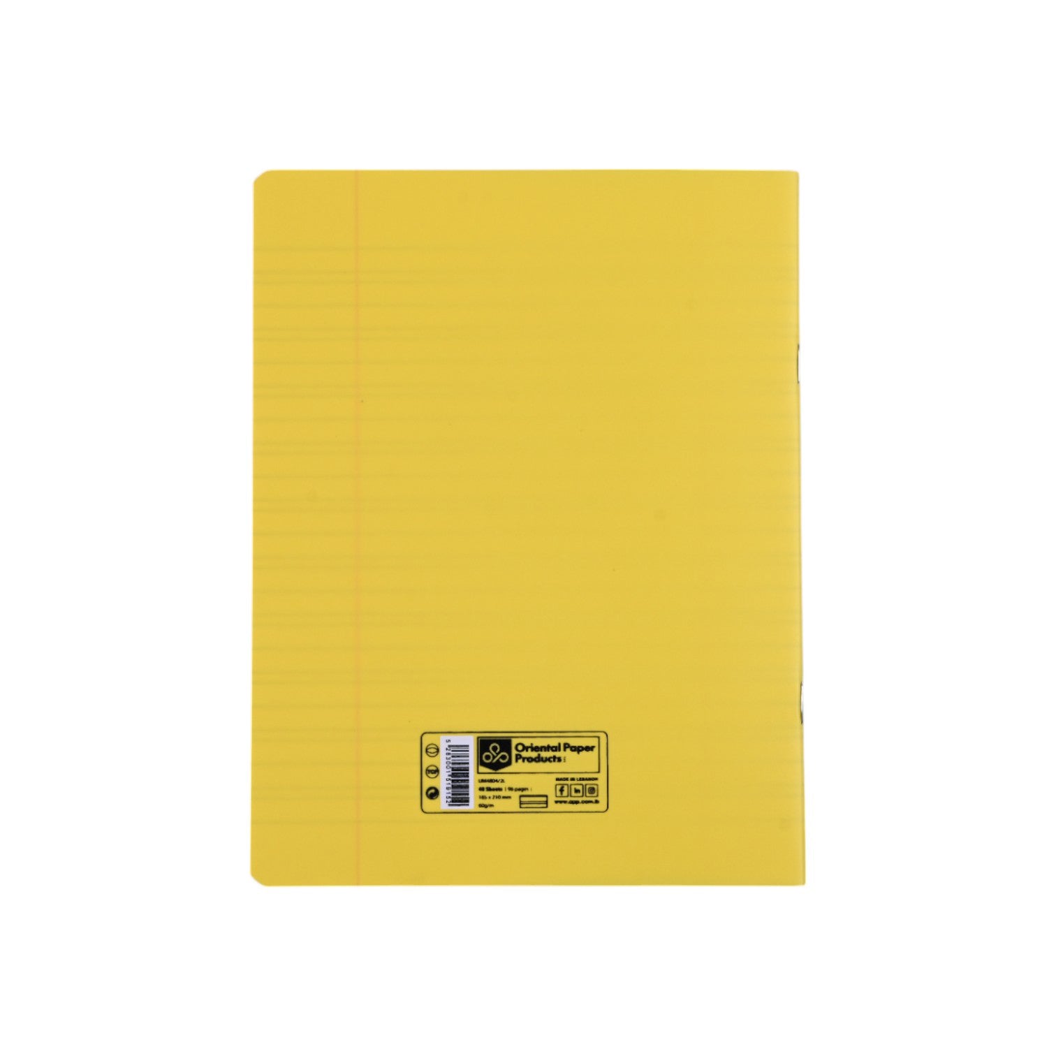 OPP Polypro 2 Lines Notebook 165 x 210 mm