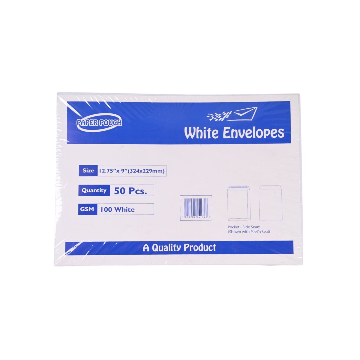 Paper Pouch White Envelopes (12.75" x 9")