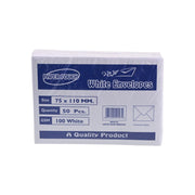 Paper Pouch White Envelopes 75 x 110 mm