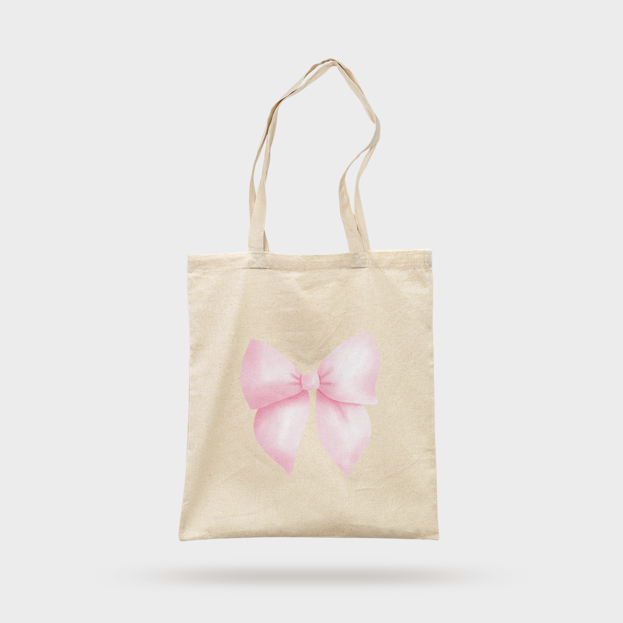 Pink Bow Tote Bag