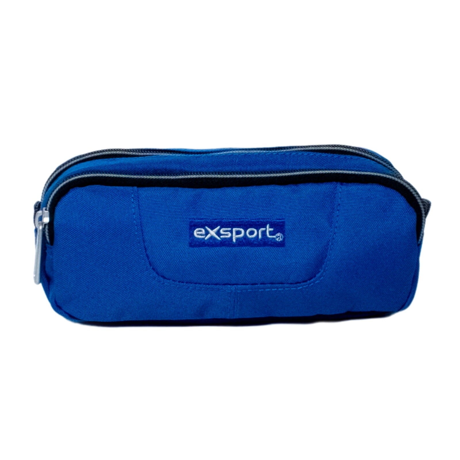 Exsport Plain Pencil Case 2 Compartments